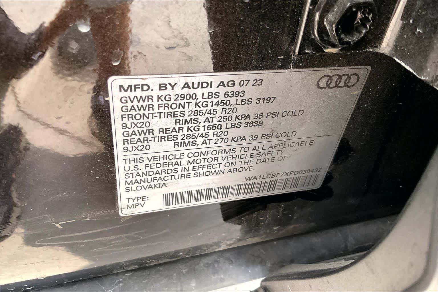 Used 2023 Audi Q7 2.0T Premium Plus w/ Premium Plus Package AWD/4WD image 35