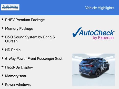 New 2026 Ford Escape Base w/ PHEV Premium Package image 8