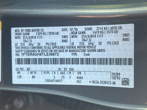 New 2026 Ford Ranger XLT RWD image 20