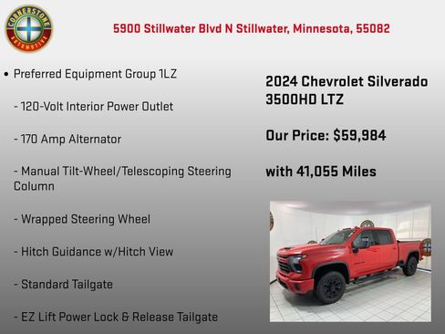 Used 2024 Chevrolet Silverado 3500 LTZ w/ LTZ Plus Package image 20