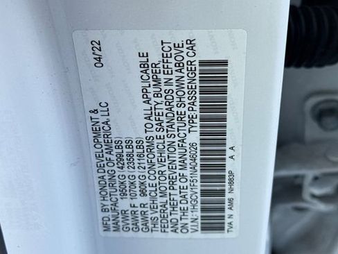 Used 2022 Honda Accord EX-L image 57