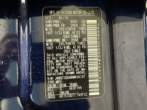 Used 2024 Nissan Rogue Platinum w/ Platinum Premium Package image 38