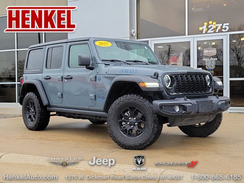 Used 2025 Jeep Wrangler Unlimited Sport S 4xe AWD/4WD image 1