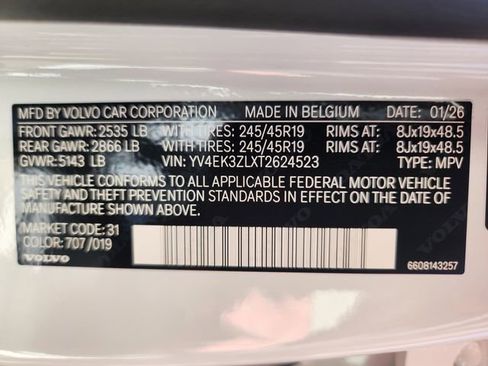 New 2026 Volvo EX30 Ultra w/ Protection Package Premier image 22