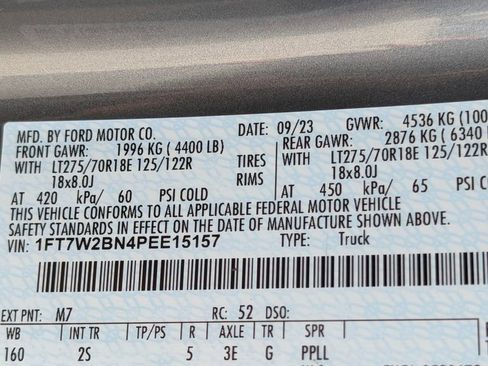 Certified 2023 Ford F250 XLT w/ FX4 Off-Road Package AWD/4WD image 26