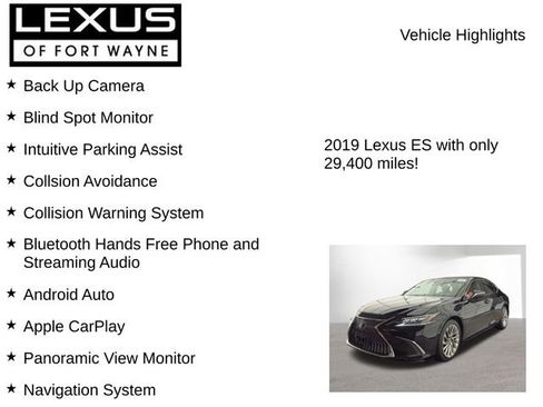 Used 2019 Lexus ES 350 Ultra Luxury image 7