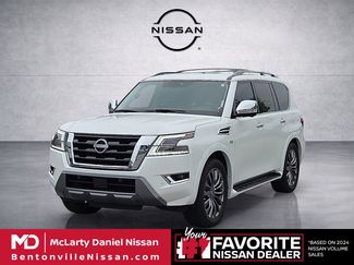 Used 2022 Nissan Armada Platinum w/ Captain's Chairs Package AWD/4WD video 2
