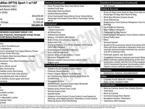 New 2025 Cadillac Optiq Sport 1 image 26