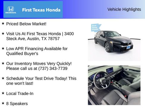 Used 2025 Honda Civic Sport Touring image 5