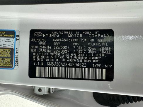 Used 2017 Hyundai Tucson Eco w/ Cargo Package AWD/4WD image 12