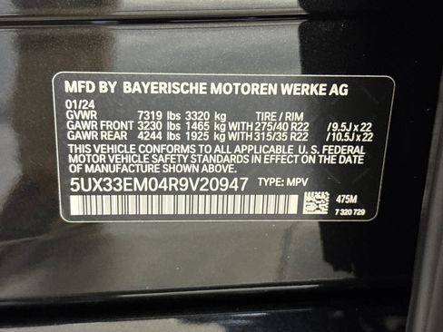 Used 2024 BMW X7 M60i w/ Executive Package AWD/4WD image 21