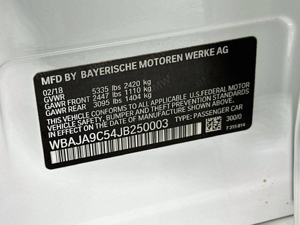 Used 2018 BMW 530e RWD image 34