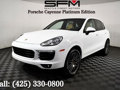Used 2017 Porsche Cayenne Platinum Edition