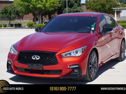 Used 2023 INFINITI Q50 Red Sport 400 RWD image 1