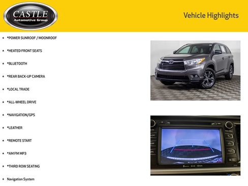 Used 2016 Toyota Highlander XLE AWD/4WD image 3
