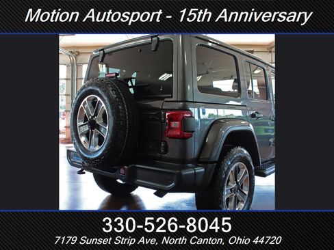 Used 2021 Jeep Wrangler Unlimited Sahara w/ Uconnect 4C Nav & Sound Group AWD/4WD image 14