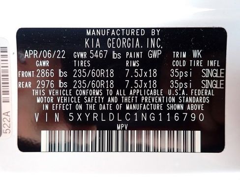 Used 2022 Kia Sorento S image 22