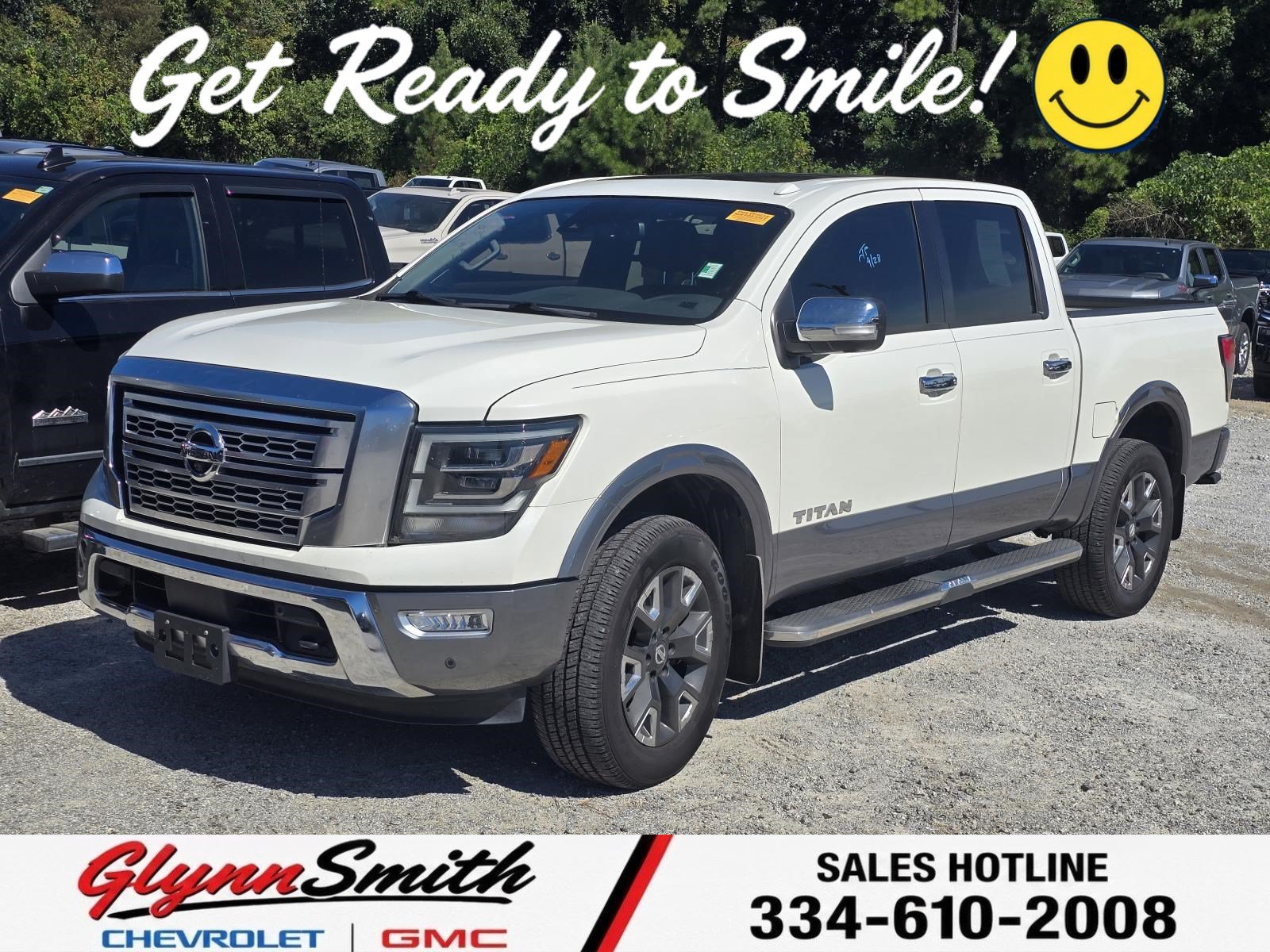 Used 2021 Nissan Titan Platinum Reserve w/ Moonroof Package AWD/4WD image 1