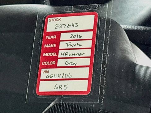 Used 2016 Toyota 4Runner SR5 RWD image 24