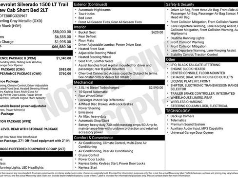 Used 2024 Chevrolet Silverado 1500 LT Trail Boss w/ Convenience Package II image 39