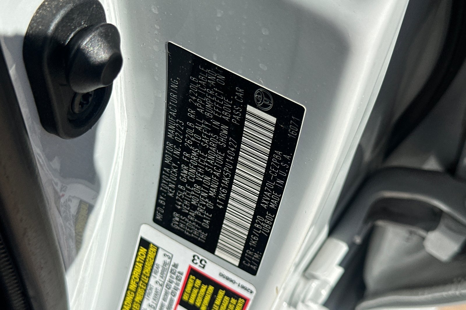 Certified 2023 Toyota Camry XSE FWD image 34