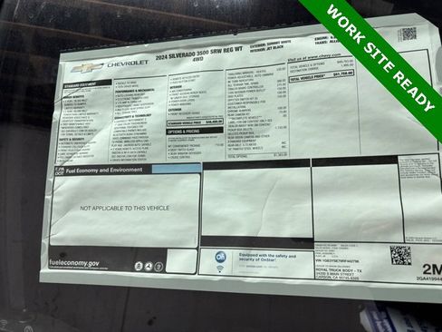 New 2024 Chevrolet Silverado 3500 W/T w/ WT Convenience Package image 10