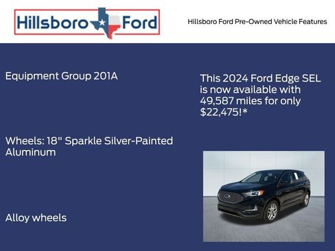 Used 2024 Ford Edge SEL AWD/4WD image 3