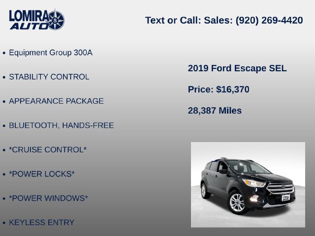 Used 2019 Ford Escape SEL FWD image 8