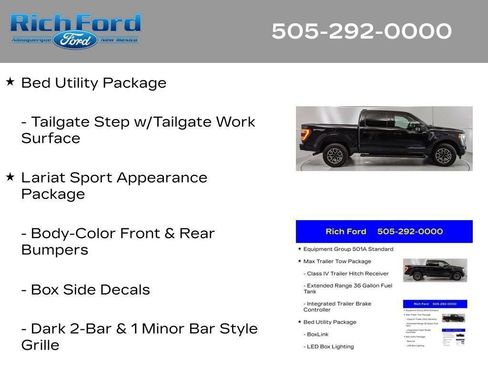 Certified 2023 Ford F150 Lariat w/ Max Trailer Tow Package AWD/4WD image 22