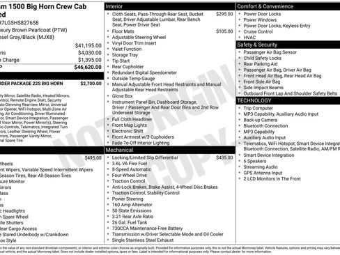 Certified 2017 RAM 1500 Big Horn AWD/4WD image 31