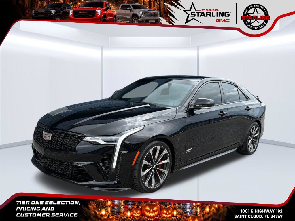 Certified 2023 Cadillac CT4 V Blackwing w/ Driver Assist Package RWD 360° Tour