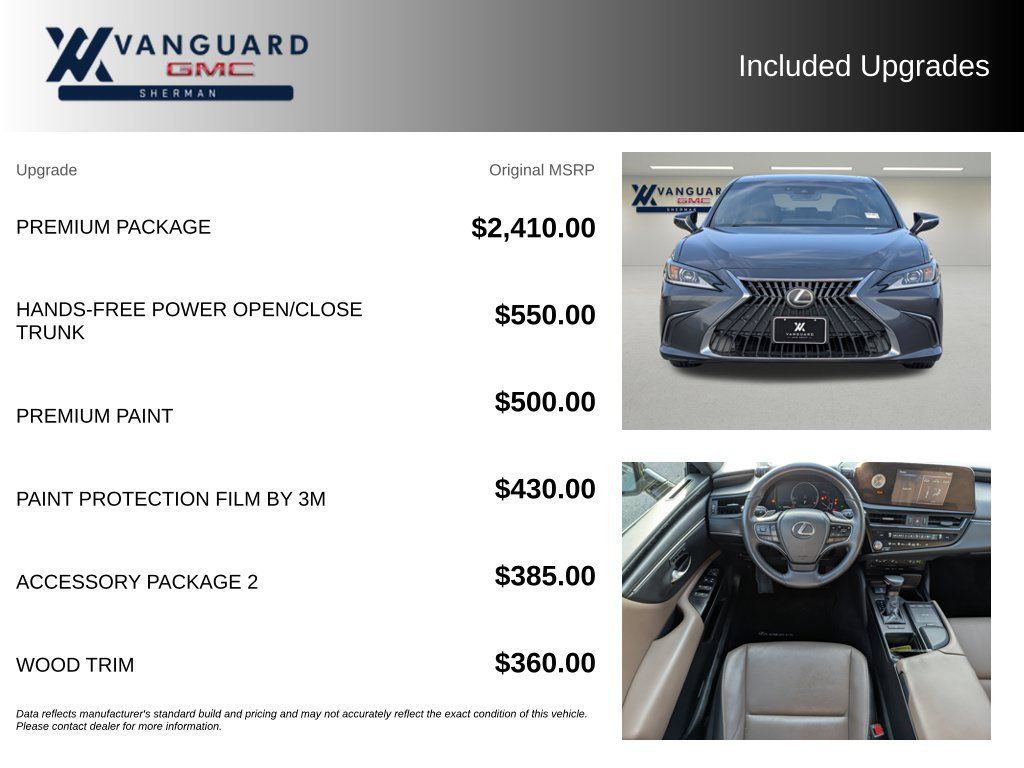 Used 2022 Lexus ES 350 w/ Premium Package FWD image 9