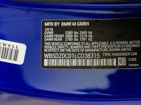 Used 2020 BMW M8 Competition w/ M Carbon Exterior Package AWD/4WD image 62
