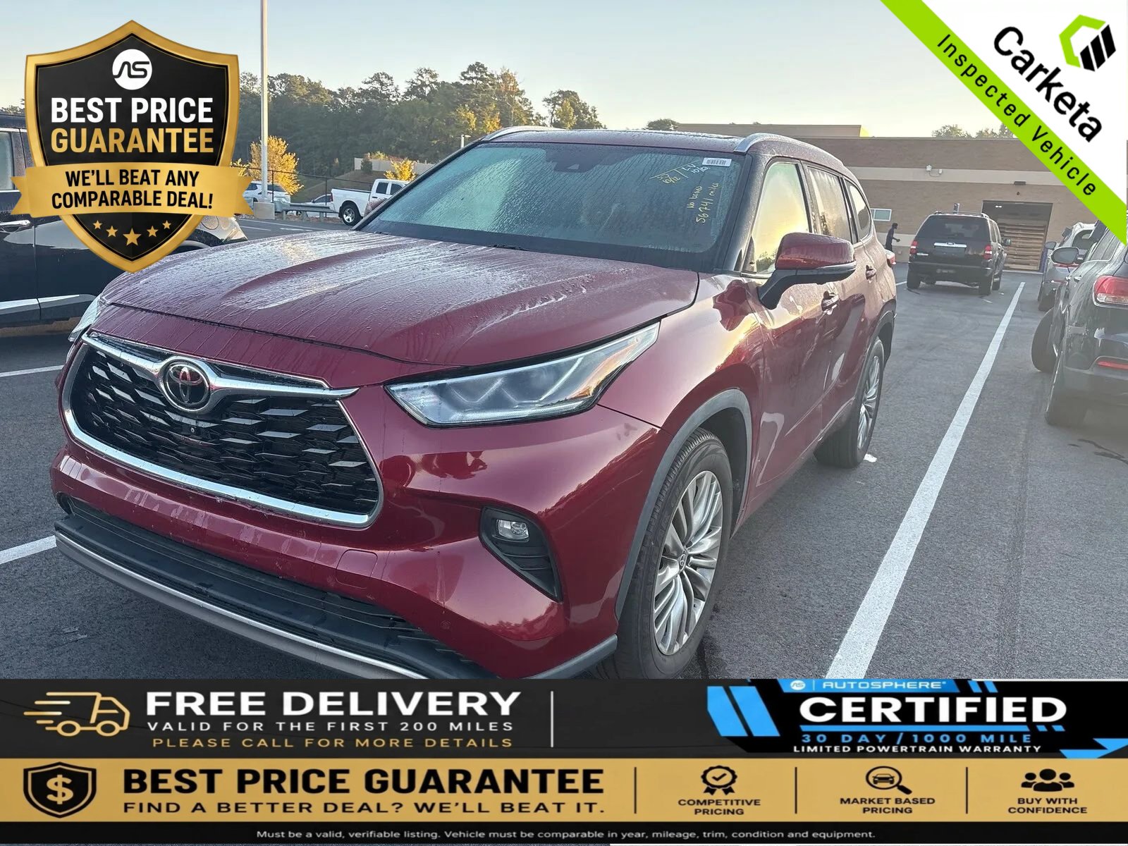 Used 2023 Toyota Highlander Platinum FWD image 1
