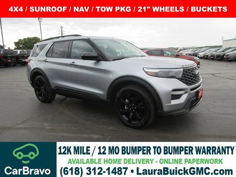 Used 2023 Ford Explorer ST-Line w/ Class IV Trailer Tow Package AWD/4WD image 1