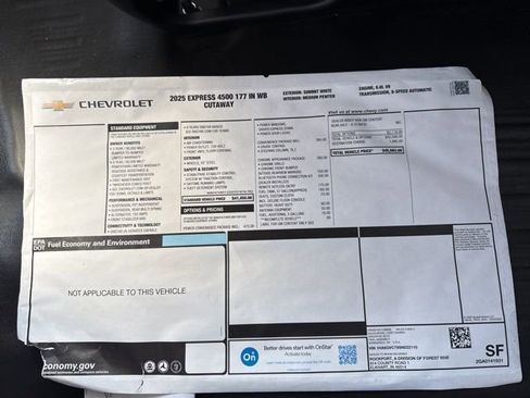 New 2025 Chevrolet Express 4500 w/ Power Convenience Package RWD image 22