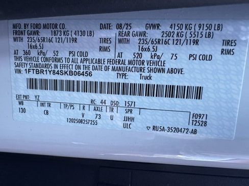 Used 2025 Ford Transit 250 Low Roof w/ Exterior Upgrade Package RWD image 20