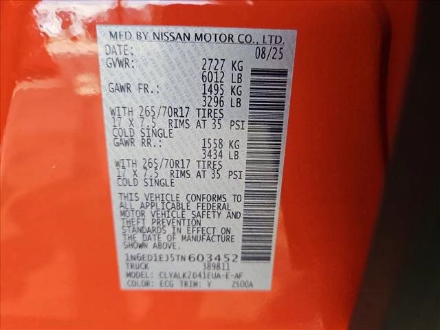 Used 2026 Nissan Frontier Pro-X w/ Pro Premium Package RWD image 19