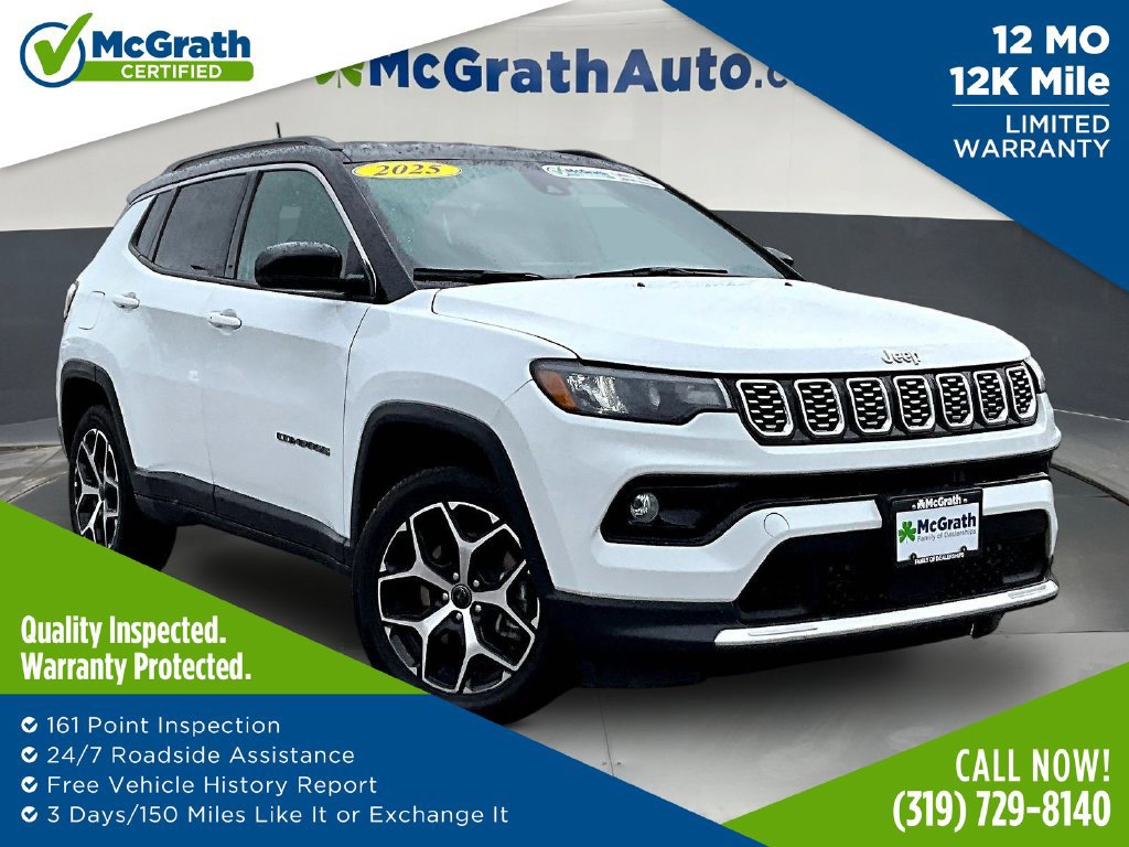 Used 2025 Jeep Compass Limited AWD/4WD image 1