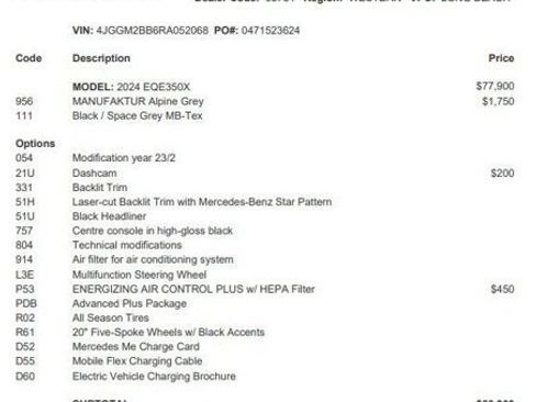 Certified 2024 Mercedes-Benz EQE 350+ SUV image 3