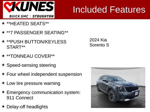 Used 2024 Kia Sorento S FWD image 3