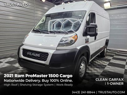 Used 2021 RAM ProMaster 1500