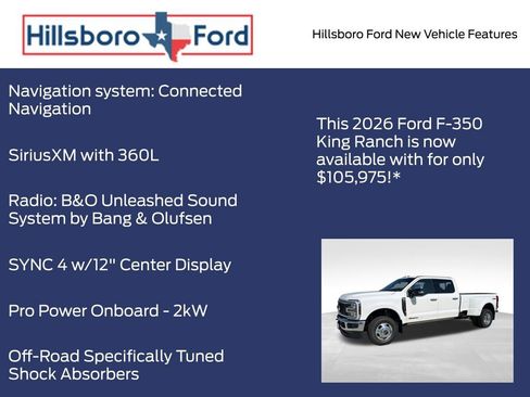 New 2026 Ford F350 King Ranch w/ Chrome Package AWD/4WD image 18
