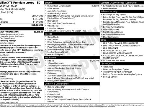 Certified 2022 Cadillac XT5 Premium Luxury w/ Technology Package image 7