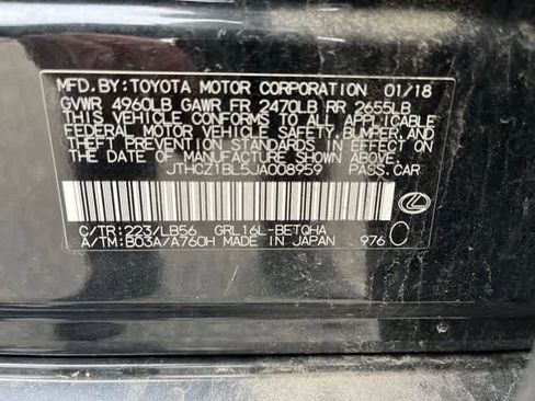 Used 2018 Lexus GS 350 F Sport image 9