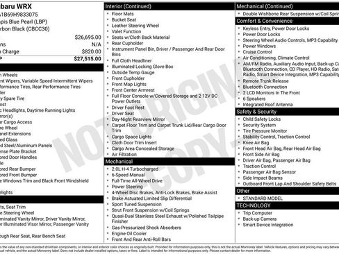 Used 2017 Subaru WRX image 39