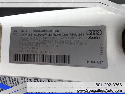 Used 2012 Audi TTS 2.0T Prestige image 28