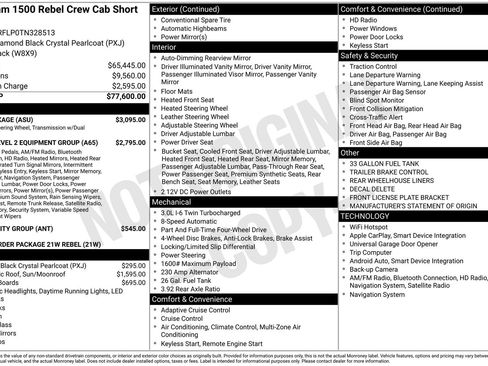 New 2026 RAM 1500 Rebel w/ G/T Package image 27