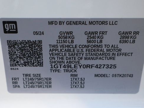 Used 2024 GMC Sierra 2500 Pro w/ 1SA Pro Safety Plus Package image 58