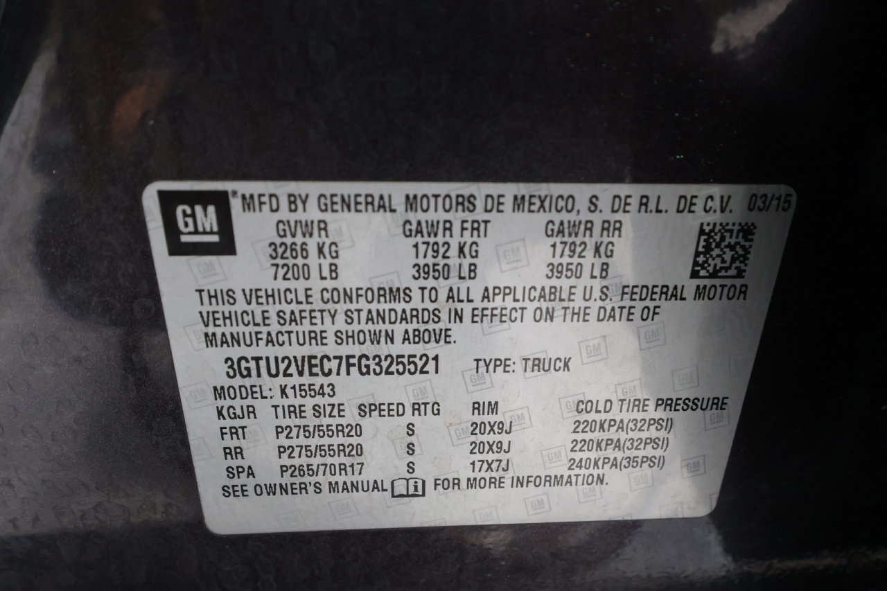 Used 2015 GMC Sierra 1500 SLT w/ SLT Crew Cab Value Package AWD/4WD image 19